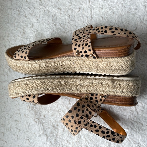 Pierre Dumas MAGIC 1 CHEETAH PRINT platform sandals 6.5 - Picture 6 of 7